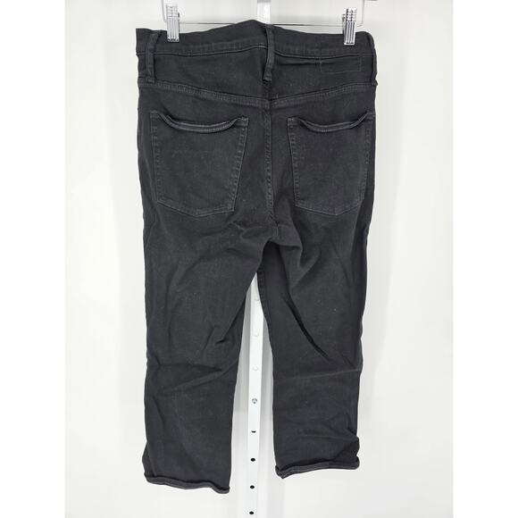 J. Crew Mens Sz 30x30 Straight Leg Thick Stitch Jeans Solid Black - Picture 4 of 4